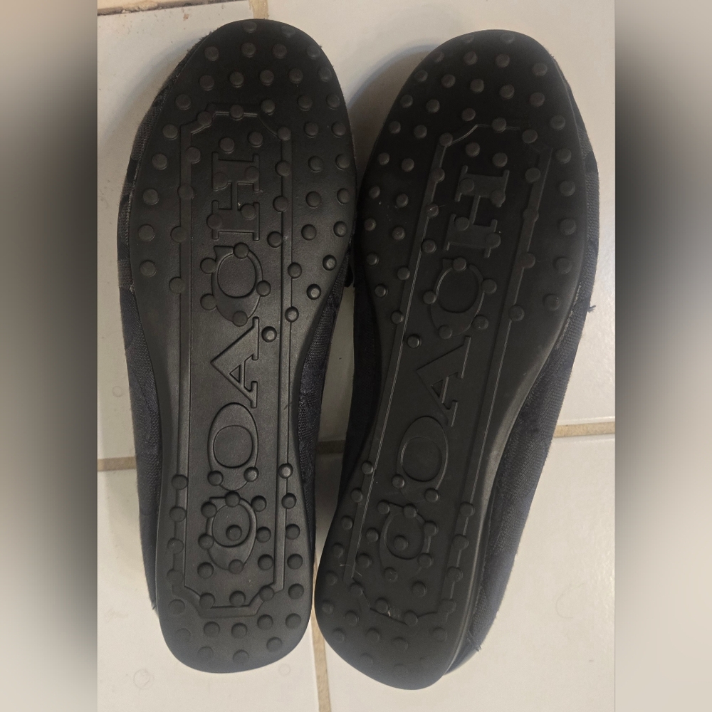 Authentic Coach Logo Flat Loafers - Picture 2 of 2